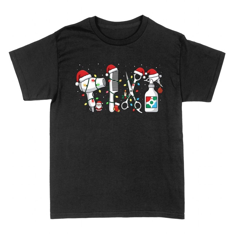 Camisetas: Peluquer&iacute;a Navidad Herramientas Festivas