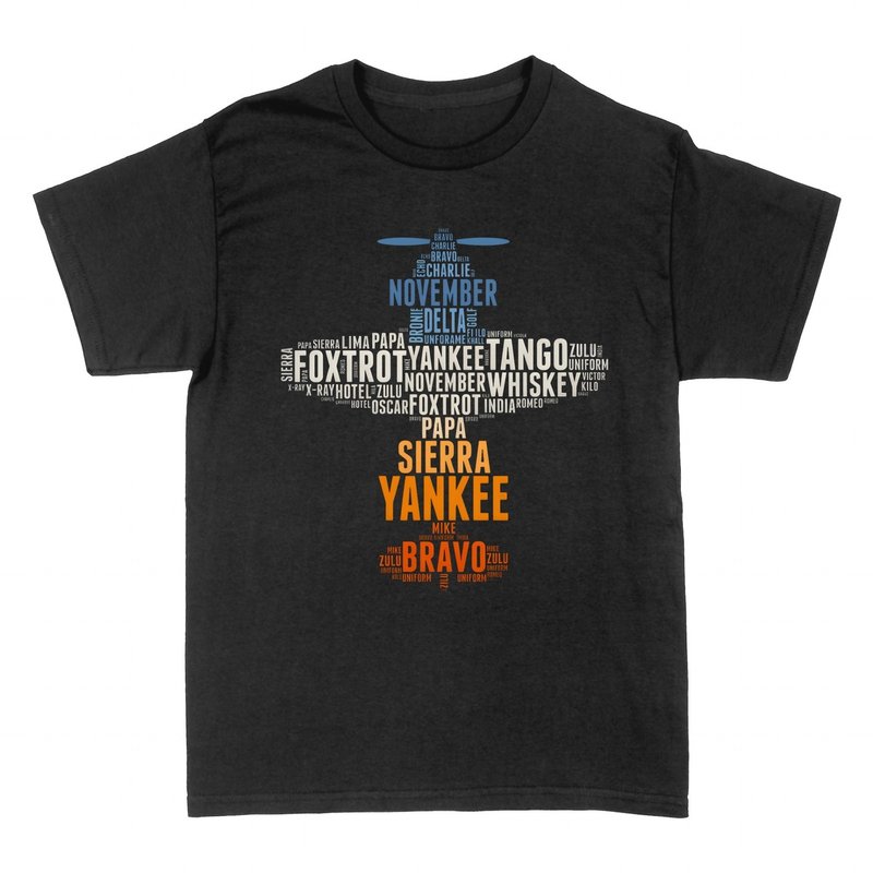 Camisetas: Alfabeto Fon&eacute;tico OTAN Pilotos