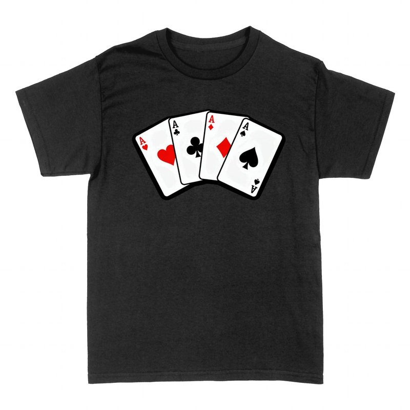 Camisetas: Cuatro Ases - P&oacute;ker