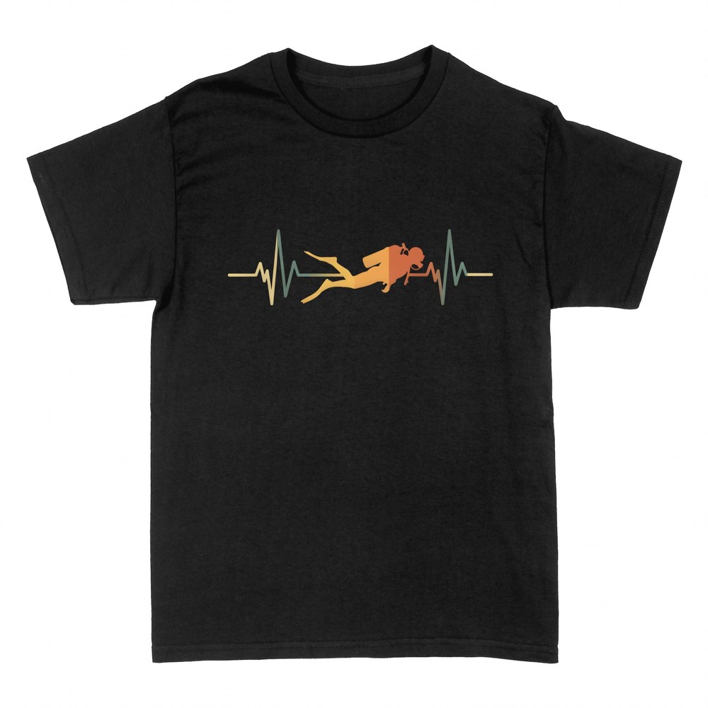 Camisetas: Buceo Latido de Coraz&oacute;n Vintage