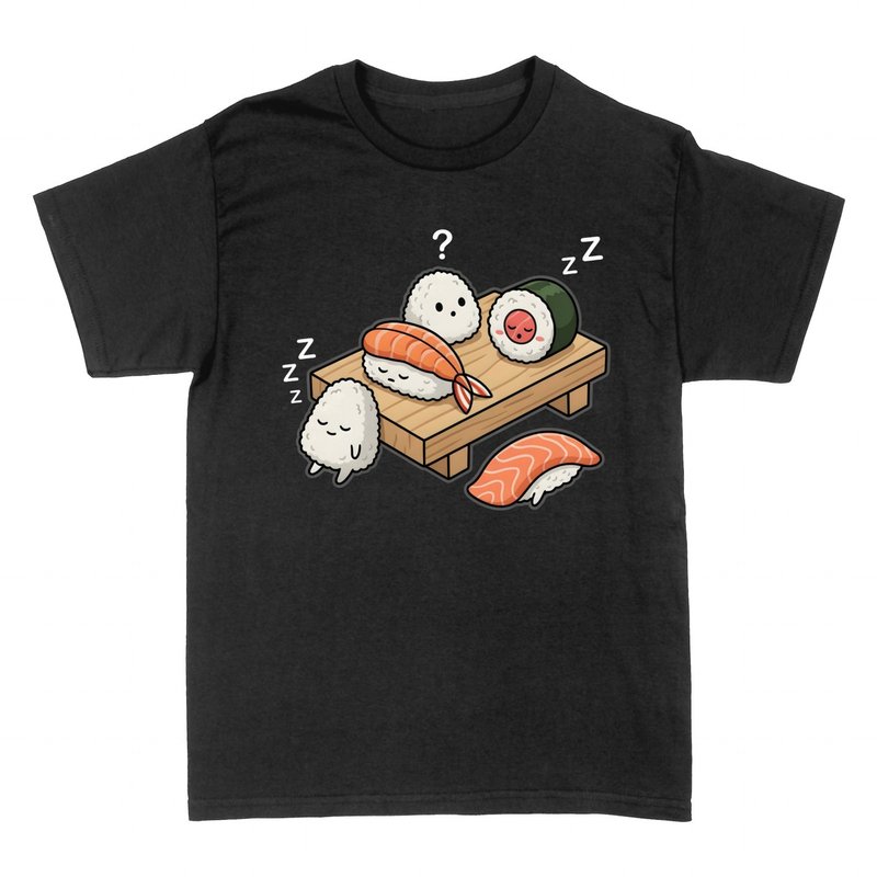 Camisetas: Sushi Kawaii Durmiendo