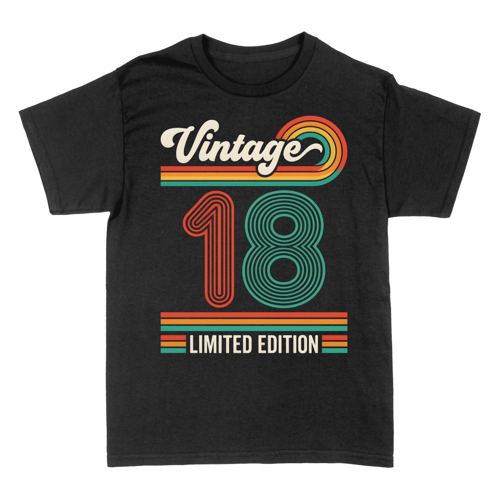 Camisetas: 18 Cumplea&ntilde;os Vintage Limited Edition