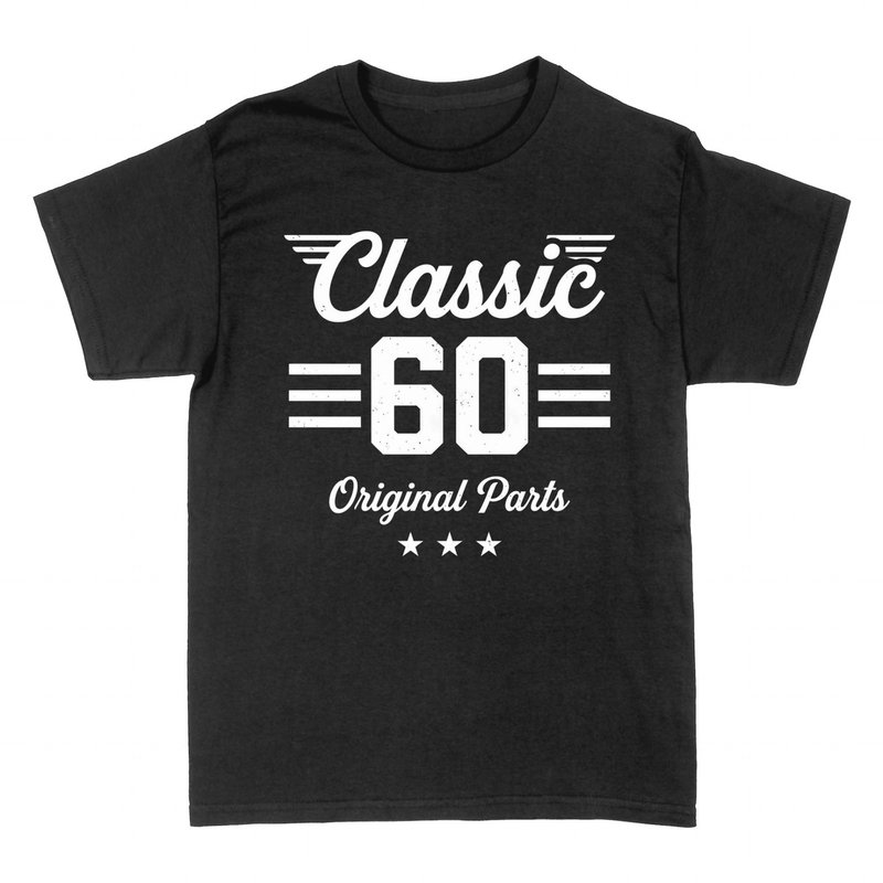 Camisetas: Classic 60 Parts - 60 Cumplea&ntilde;os