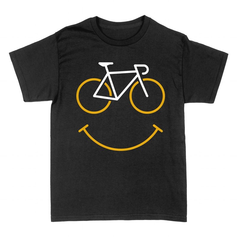 Camisetas: Bicicleta Sonrisa Ciclista Feliz