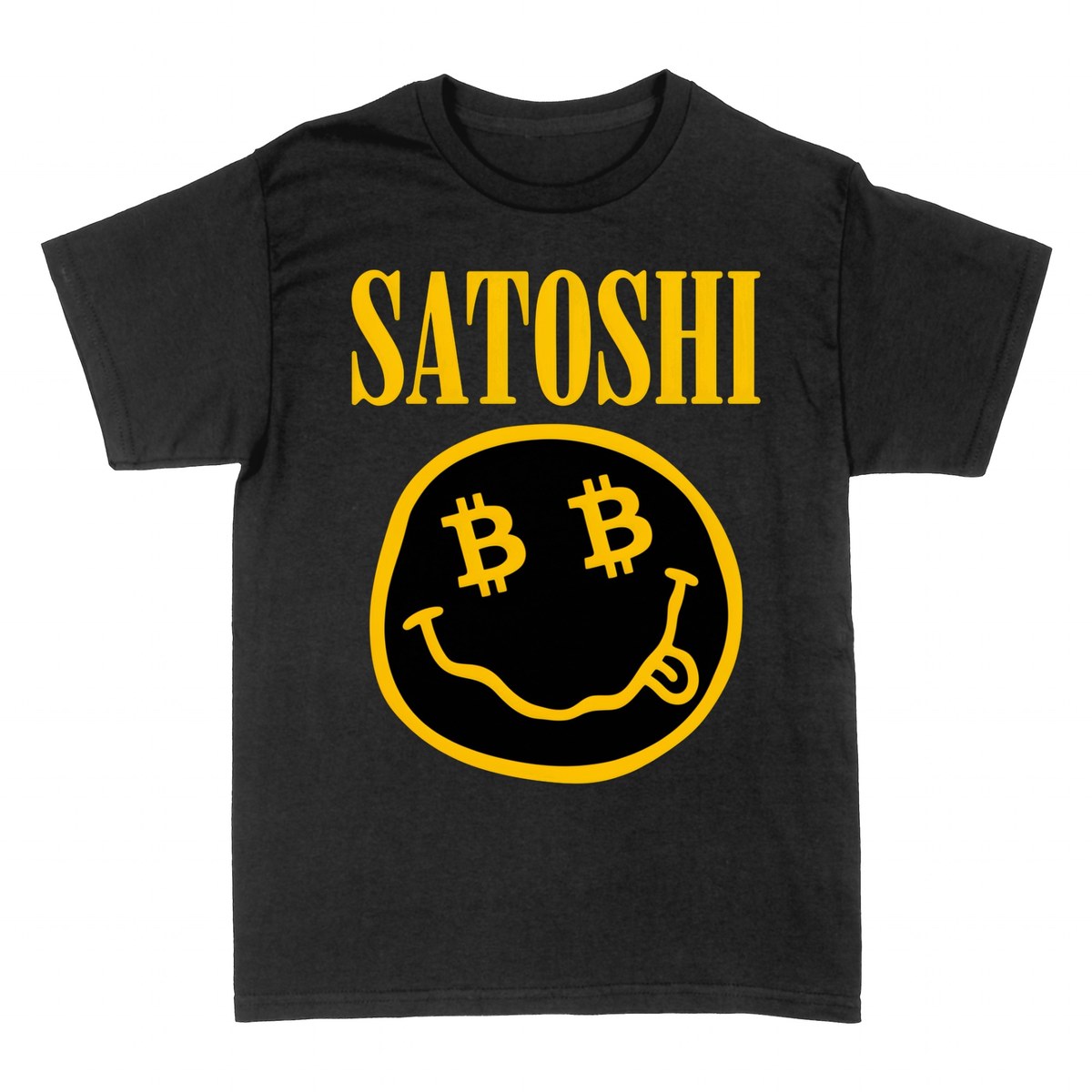 Camisetas: Satoshi Bitcoin Smiley Cara