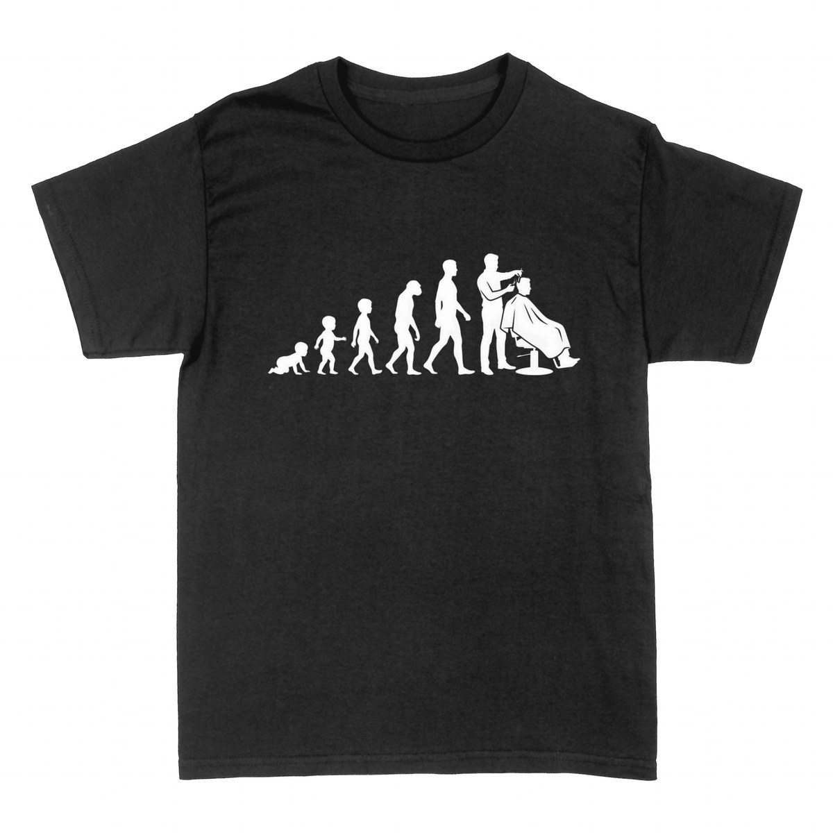 Camisetas: Evoluci&oacute;n del Peluquero
