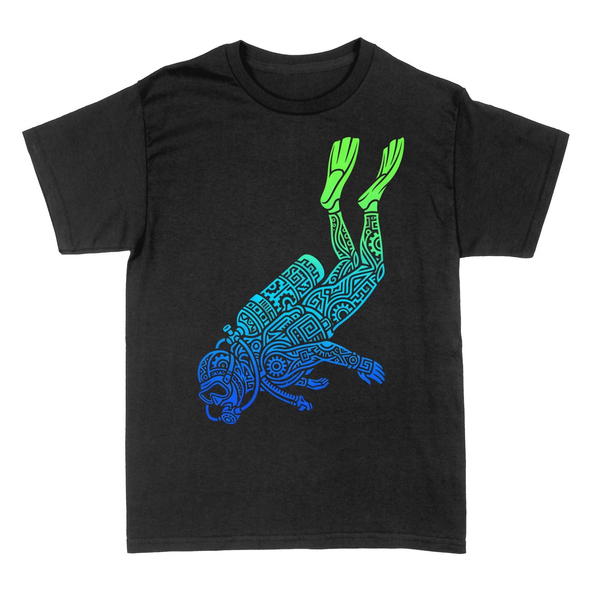 Camisetas: Buzo Tribal Mandala Degradado