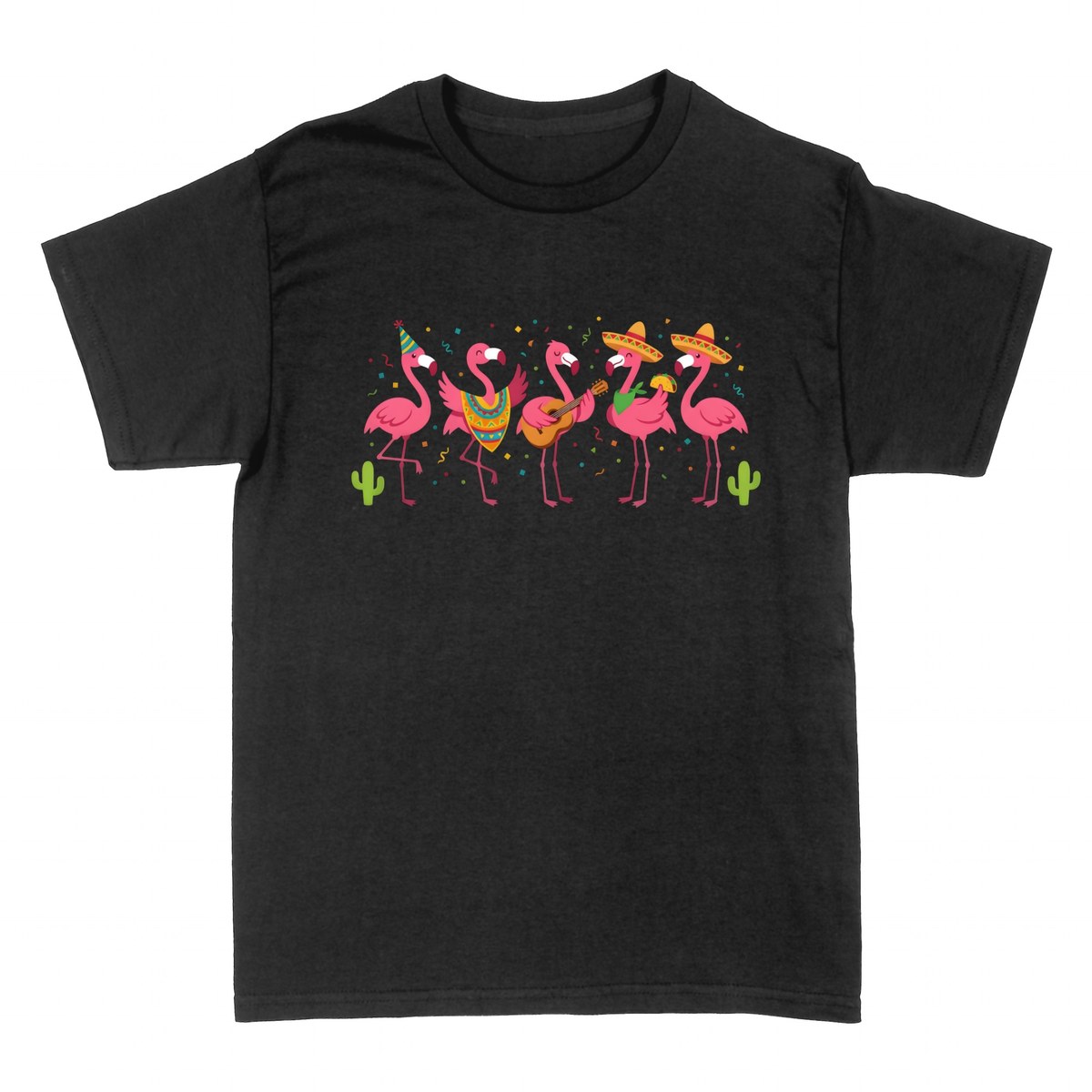 Camisetas: Flamencos Fiesta Cinco de Mayo