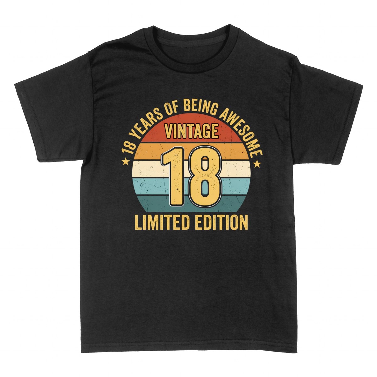 Camisetas: 18 Cumplea&ntilde;os Vintage Limited Edition
