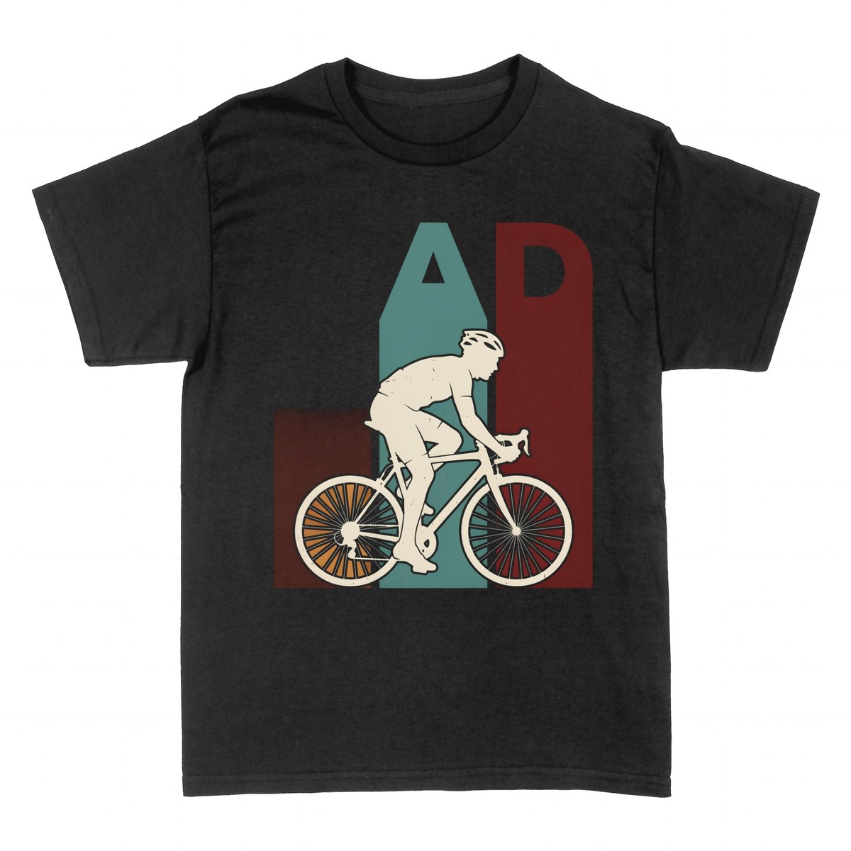 Camisetas: Ciclista Retro Tipograf&iacute;a Vintage