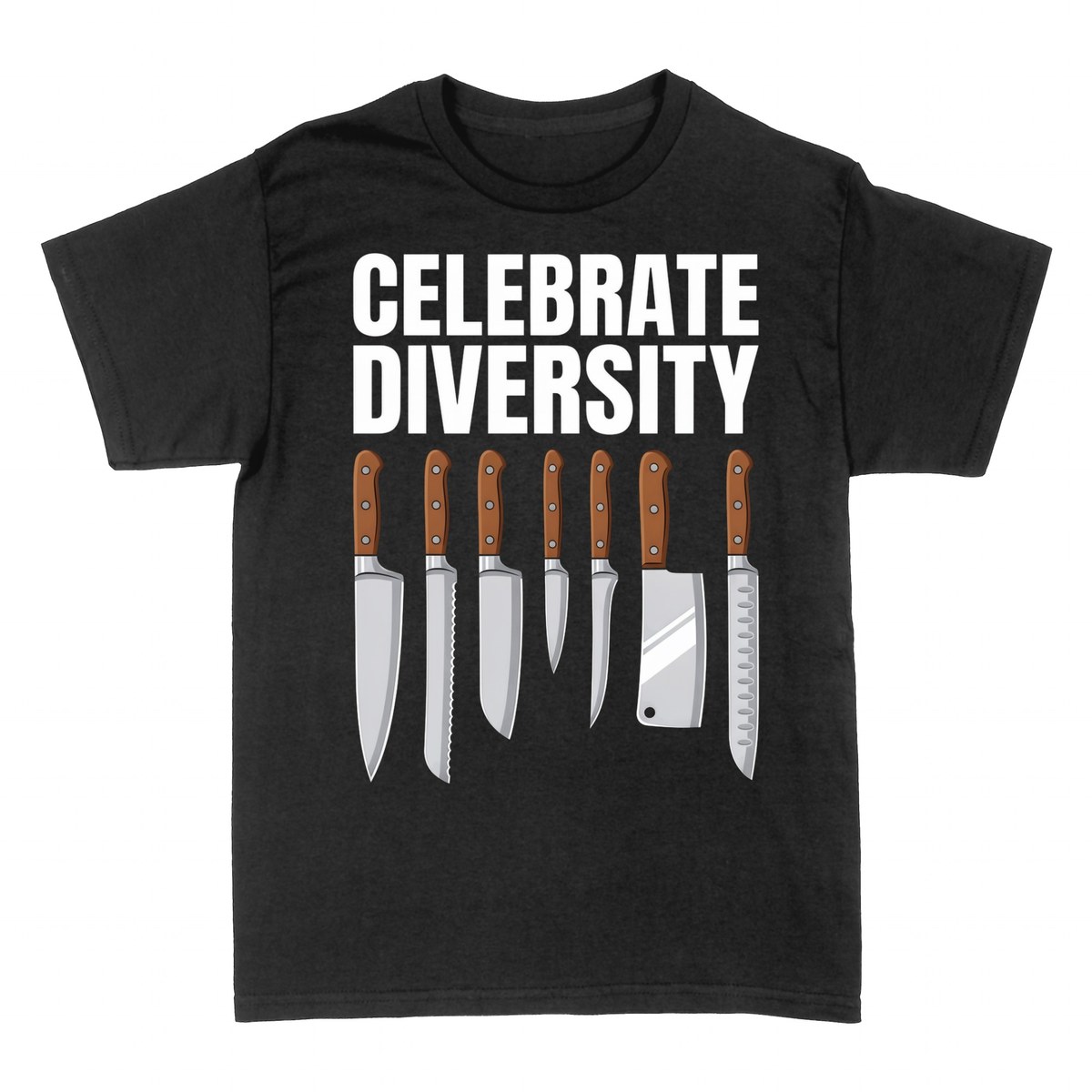 Camisetas: Celebrate Diversity &mdash; Cuchillos de Cocina