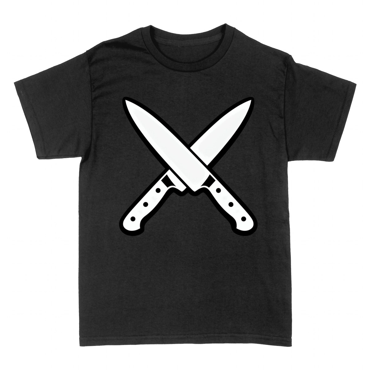 Camisetas: Cuchillos Cruzados Chef