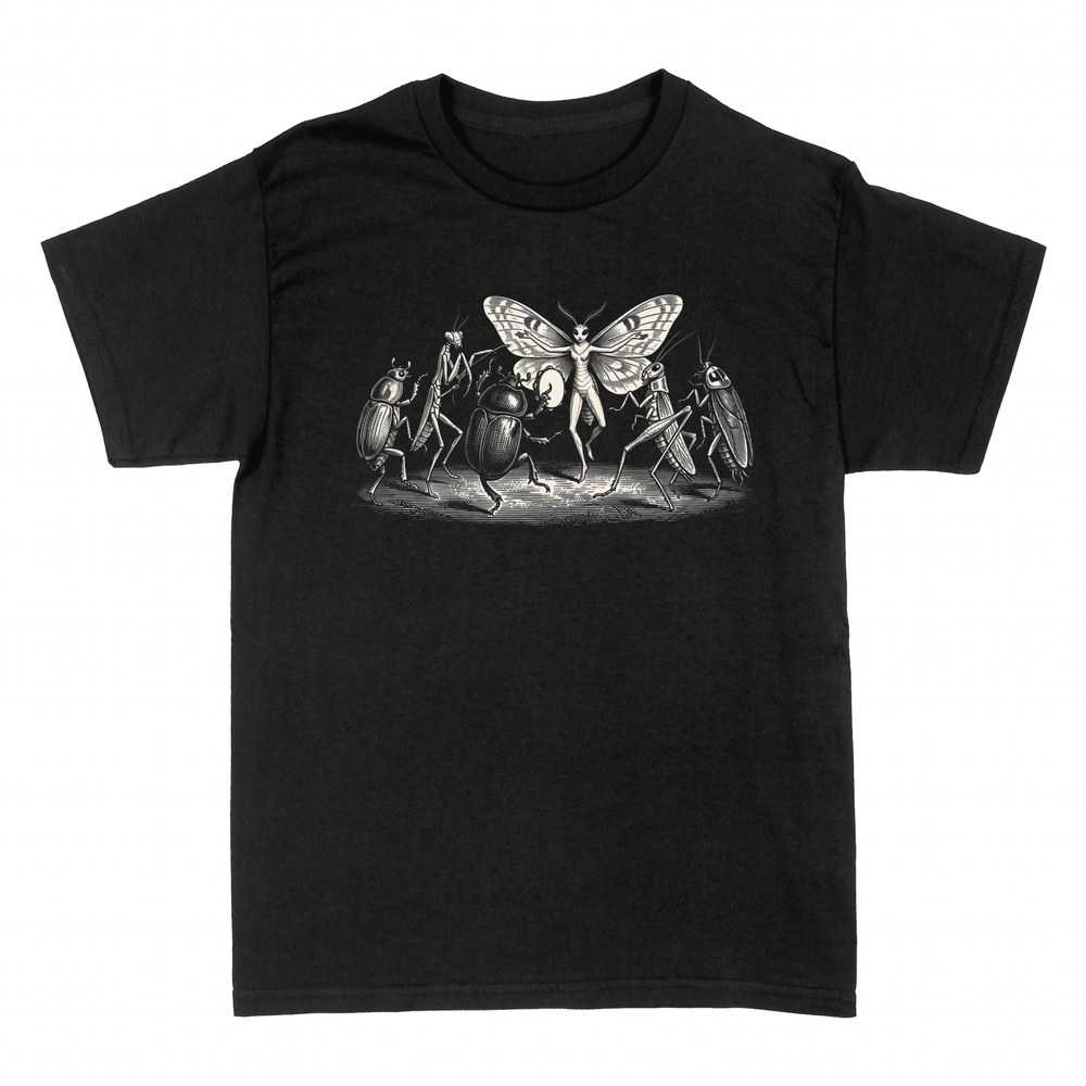 Camisetas: Baile de Insectos - Grabado Vintage