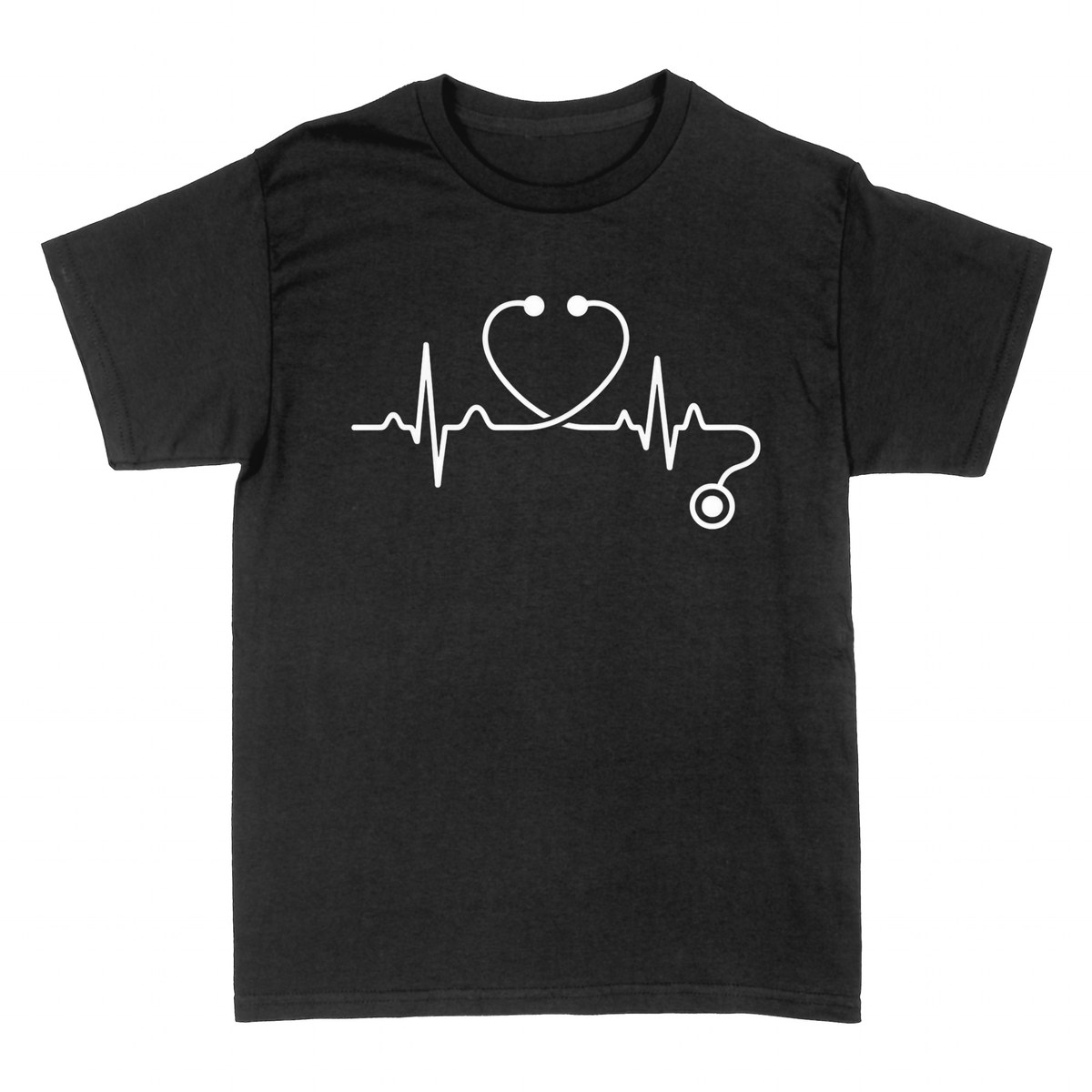 Camisetas: Enfermera con Coraz&oacute;n y Pulso Vital
