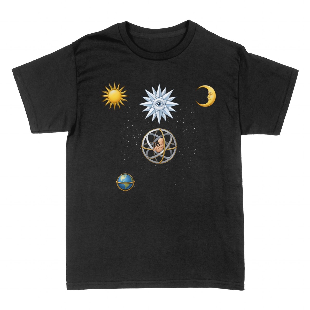 Camisetas: Masoner&iacute;a S&iacute;mbolos Esot&eacute;ricos Ojo Omnividente