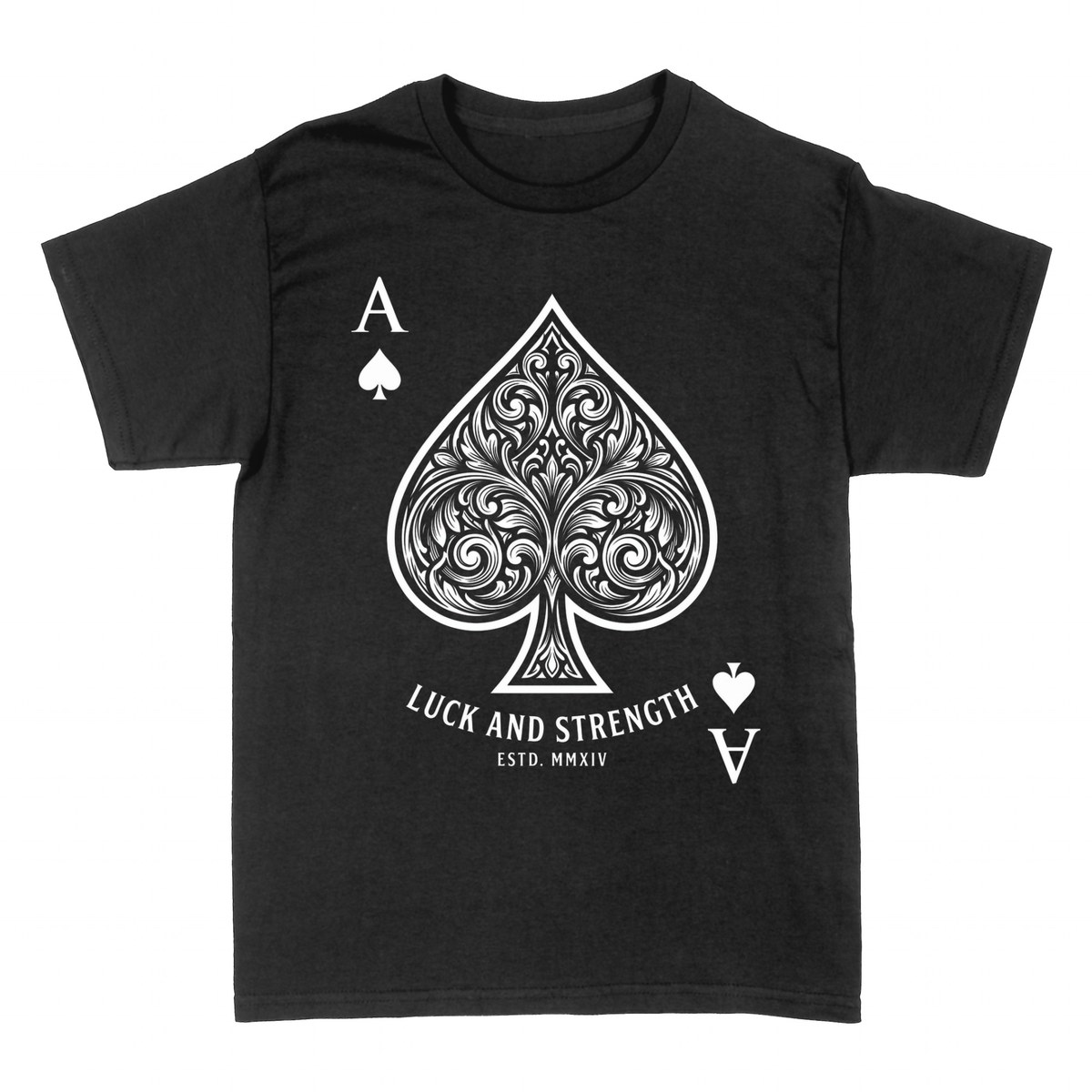 Camisetas: As de Picas - Suerte y Fuerza