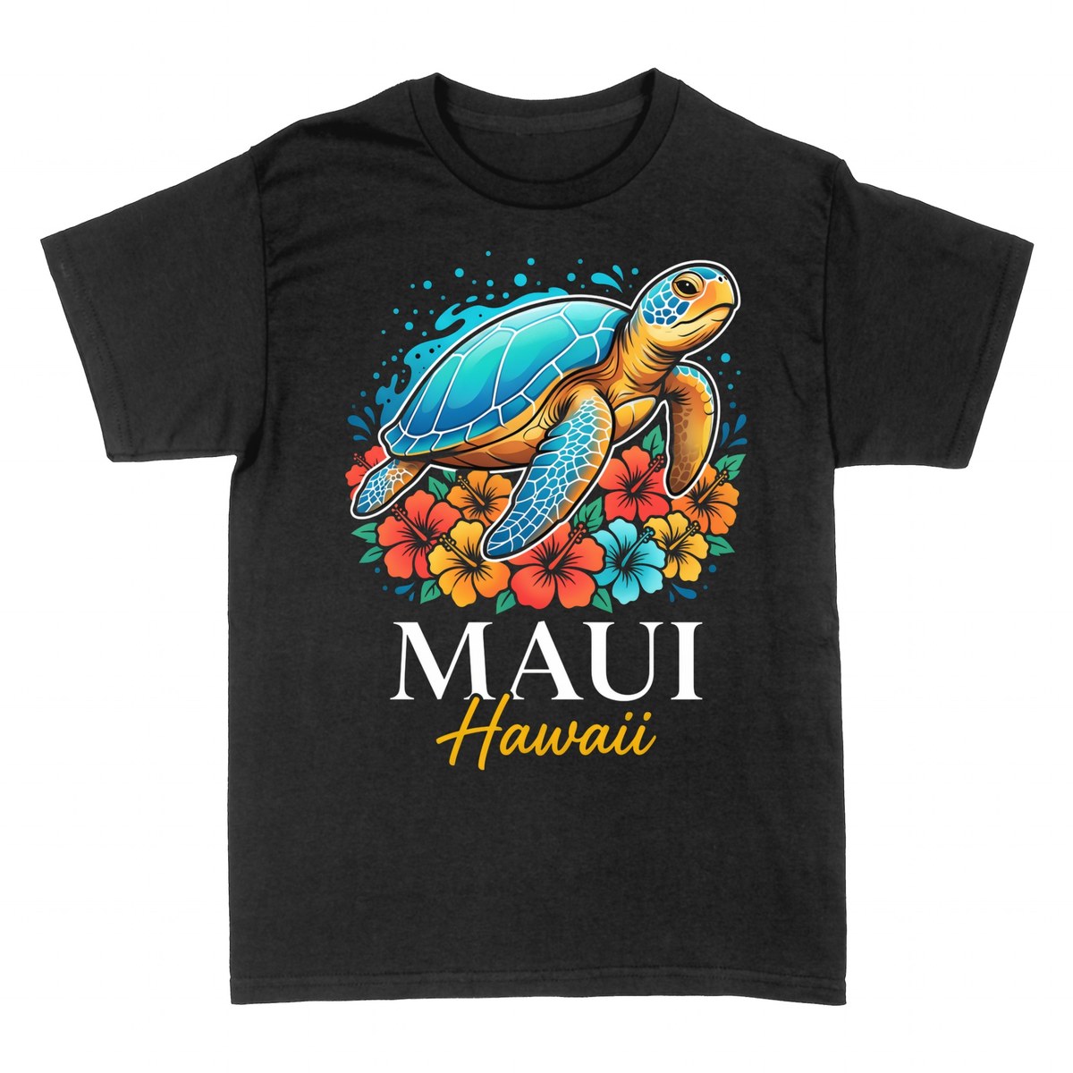 Camisetas: Tortuga Marina Maui Hawaii Buceo