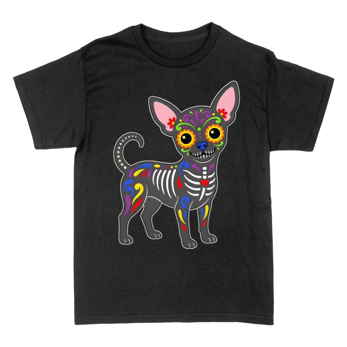 Camisetas: Chihuahua D&iacute;a de los Muertos