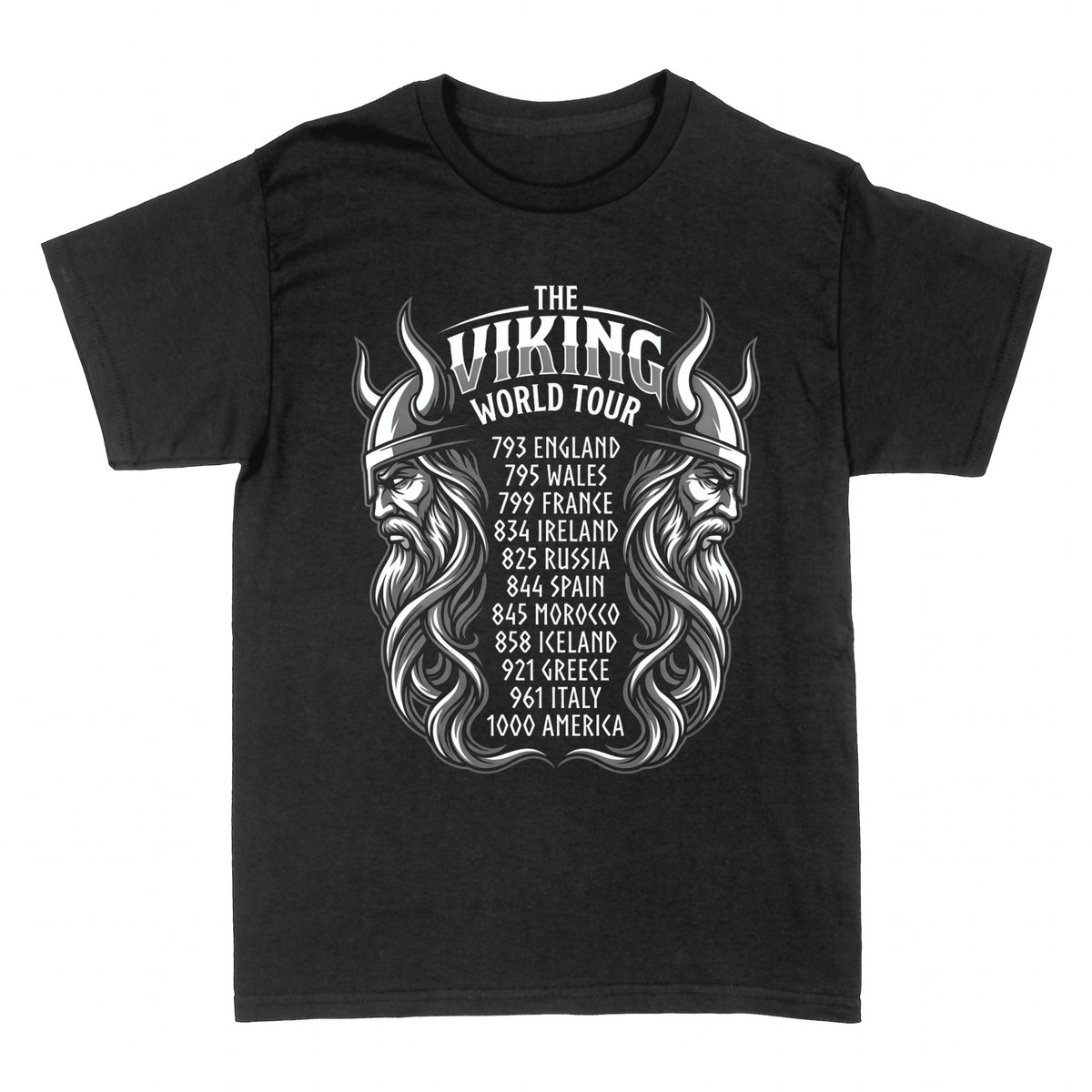 Camisetas: Viking World Tour &mdash; La Gira Hist&oacute;rica de los.