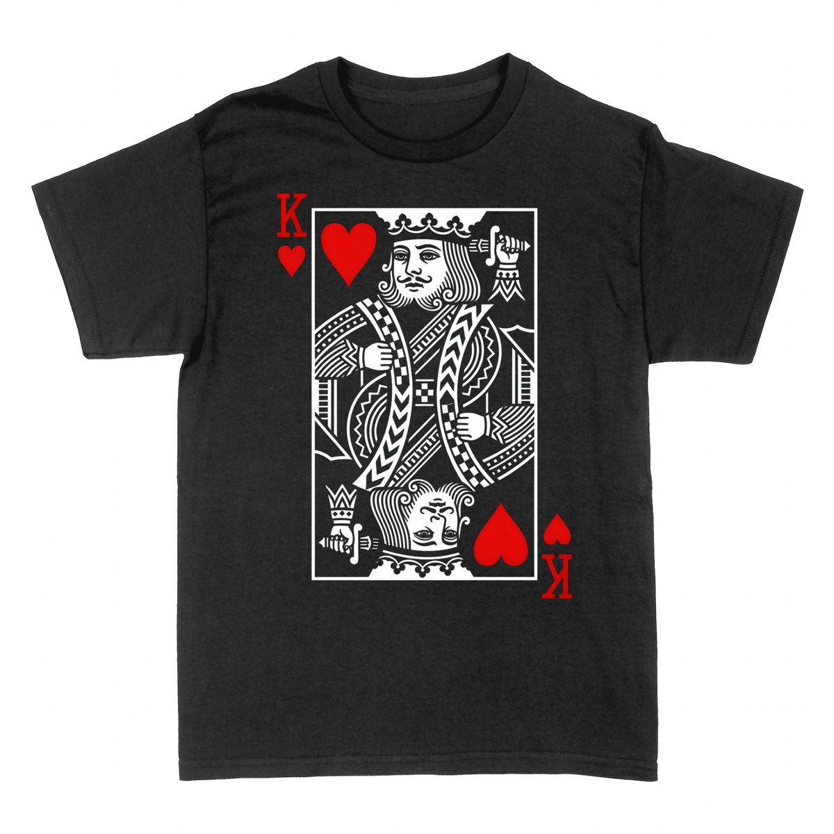 Camisetas: Rey de Corazones Naipe