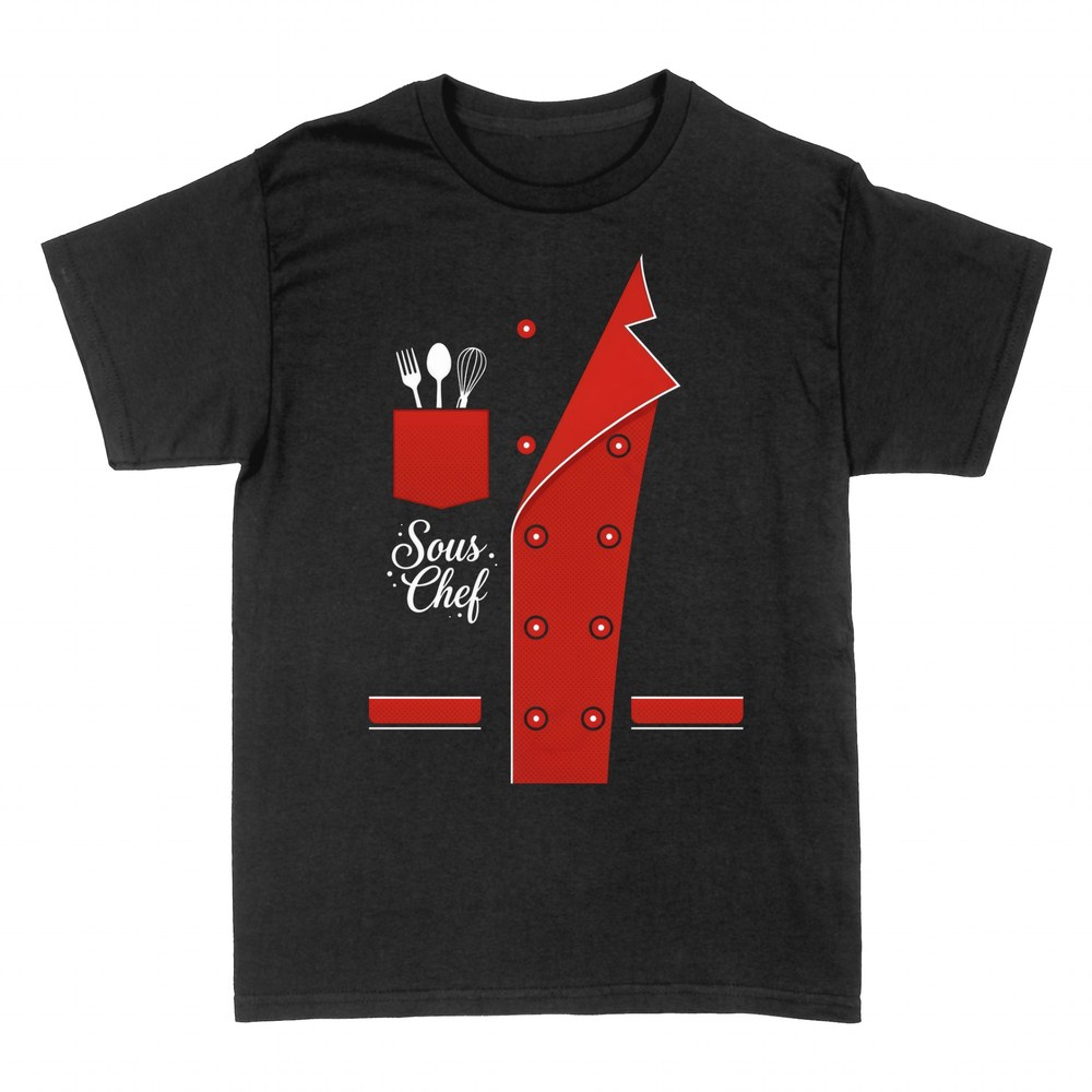 Camisetas: Sous Chef con Chaquetilla de Cocina