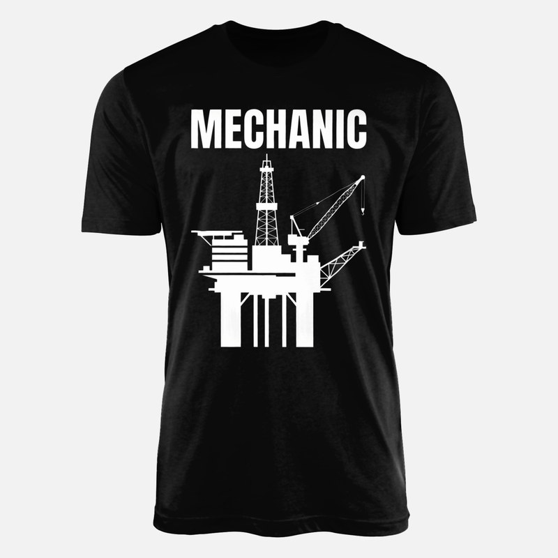 Camisetas: Mec&aacute;nico de plataforma petrol&iacute;fera