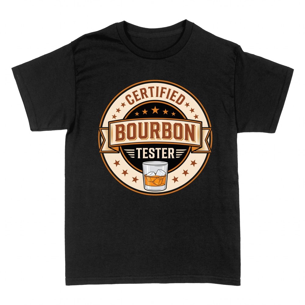 Camisetas: Catador de bourbon certificado