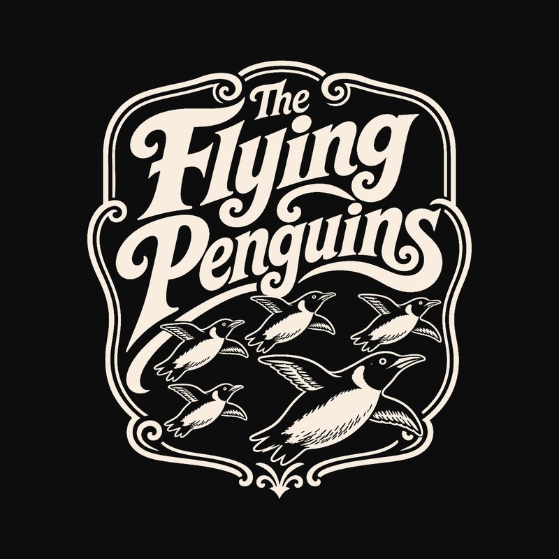 Camisetas: The Flying Penguins