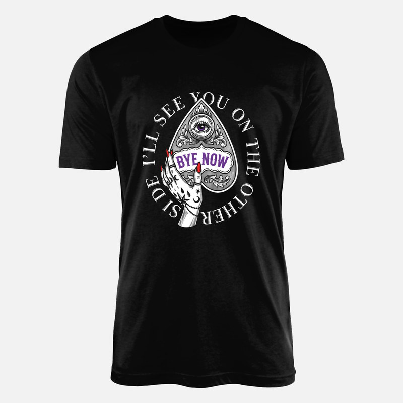 Camisetas: Plancheta de ouija y mano m&iacute;stica