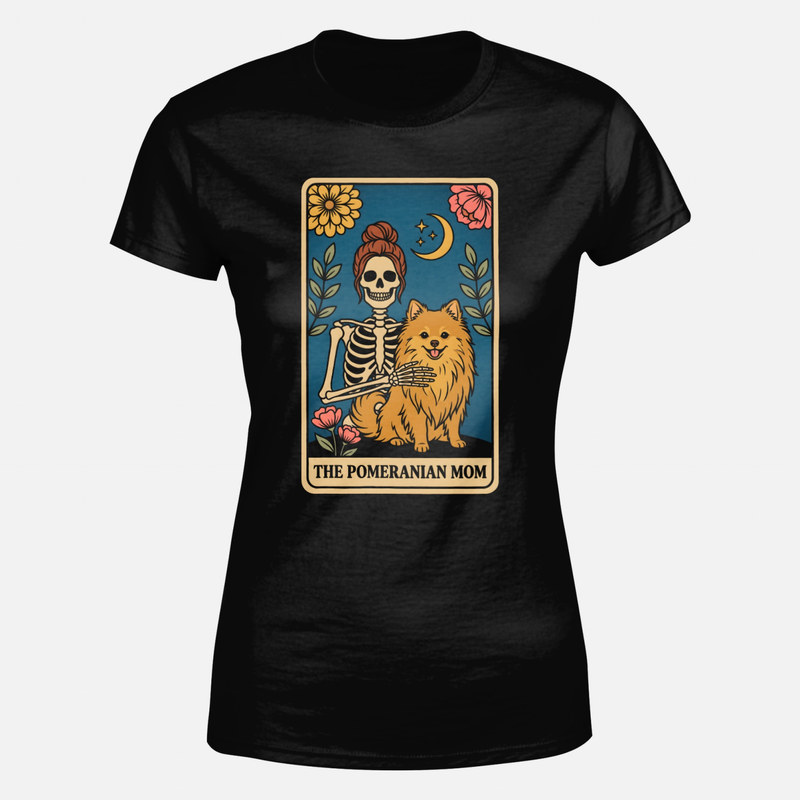Camisetas: Carta de tarot de la mam&aacute; de un pomerania