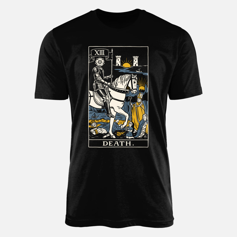 Camisetas: Carta de tarot La Muerte floral