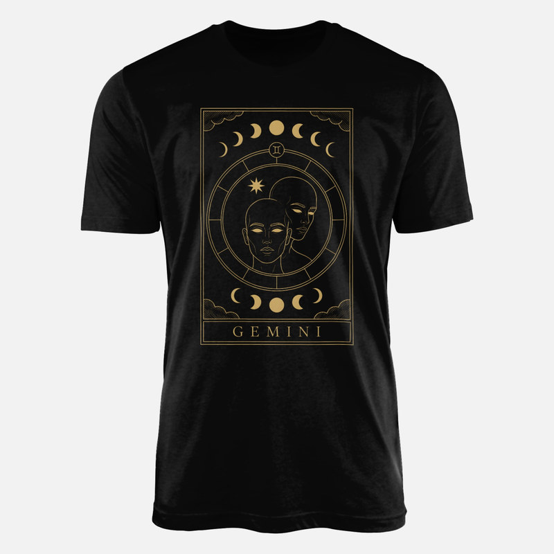 Camisetas: Carta de tarot signo G&eacute;minis