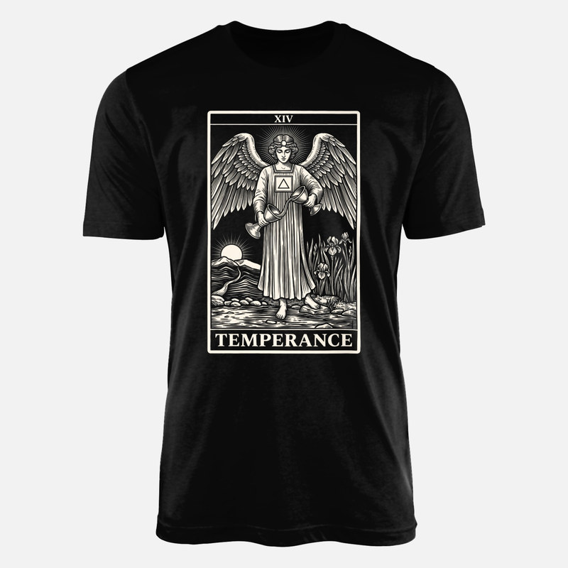 Camisetas: Carta de tarot de la templanza