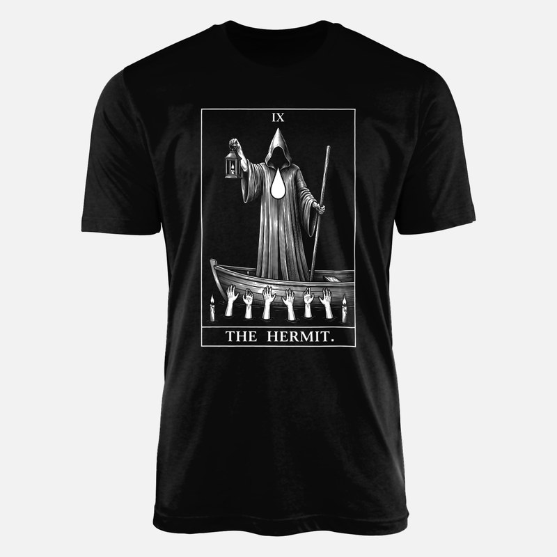 Camisetas: Carta de tarot El Ermita&ntilde;o IX