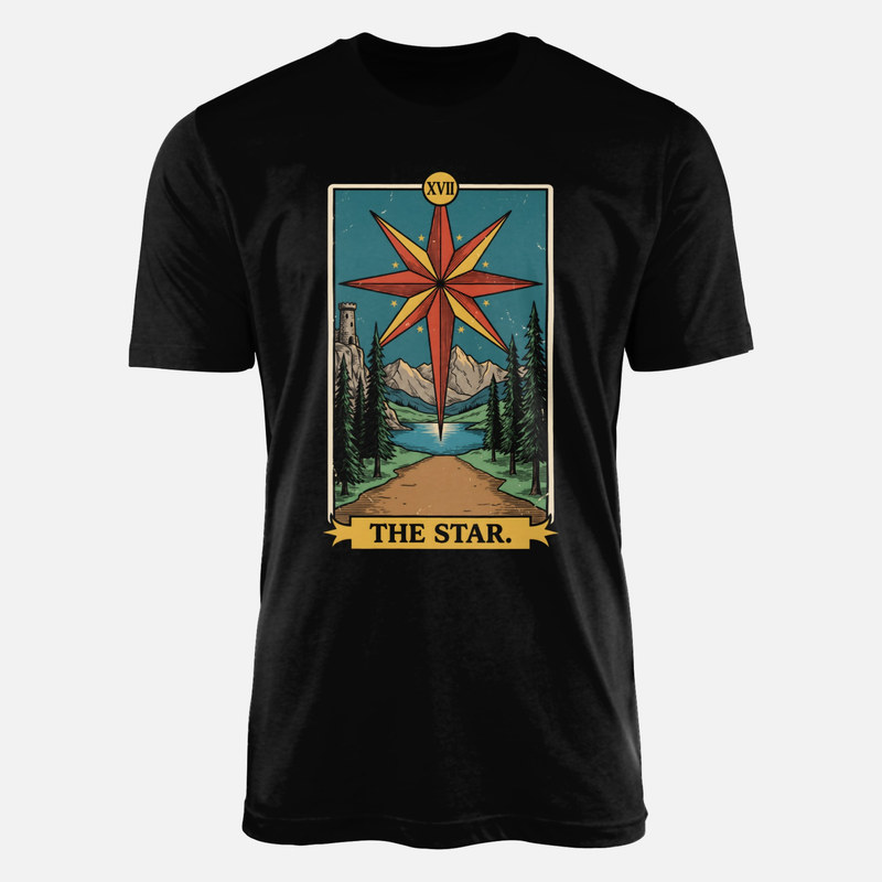 Camisetas: Carta de tarot The Star XVII