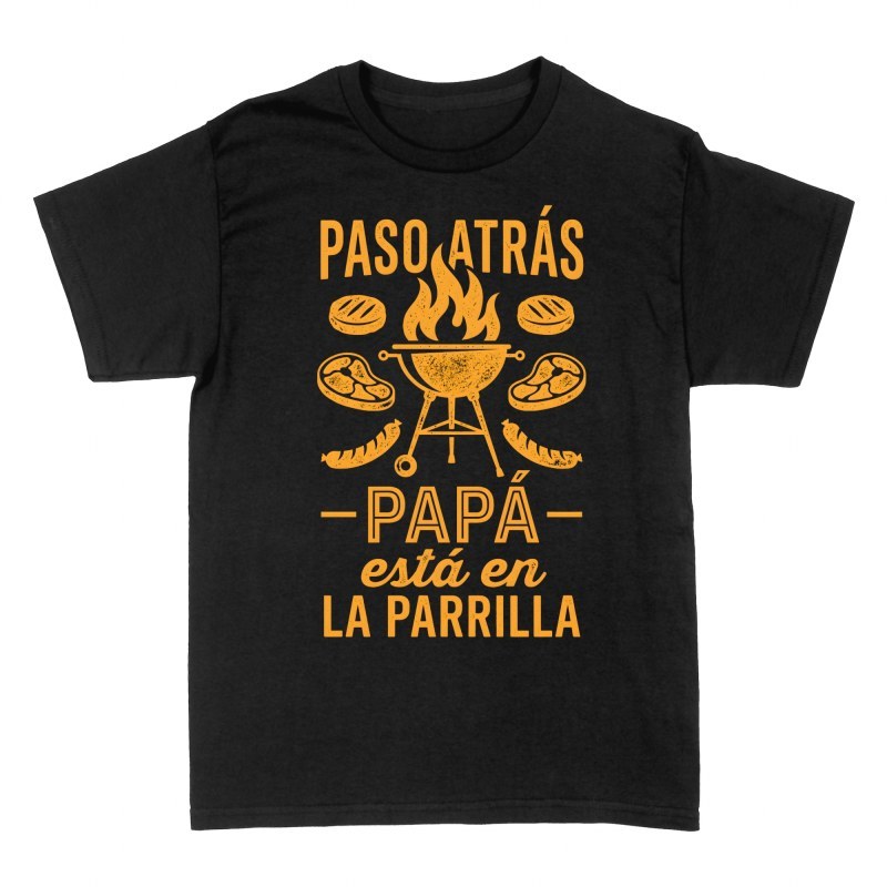 Camisetas: Pap&aacute; est&aacute; en la parrilla