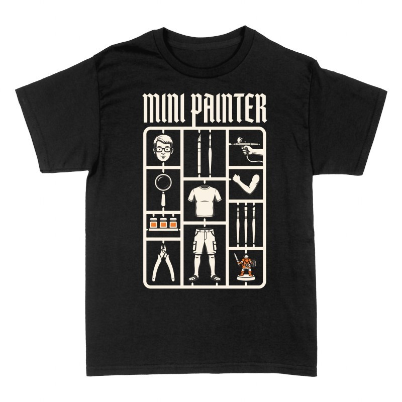 Camisetas: Kit de pintor de miniaturas