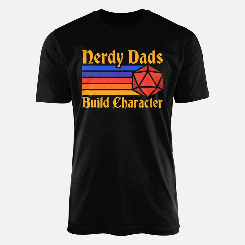 Camisetas: Padres roleros crean personaje dado D20