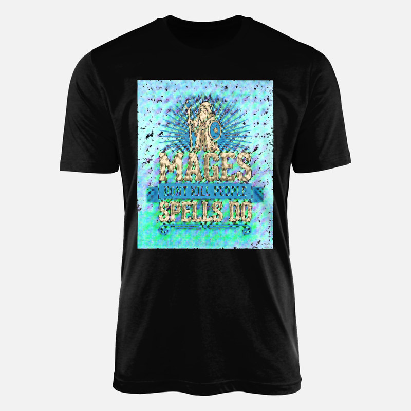 Camisetas: Mago los hechizos matan fantas&iacute;a