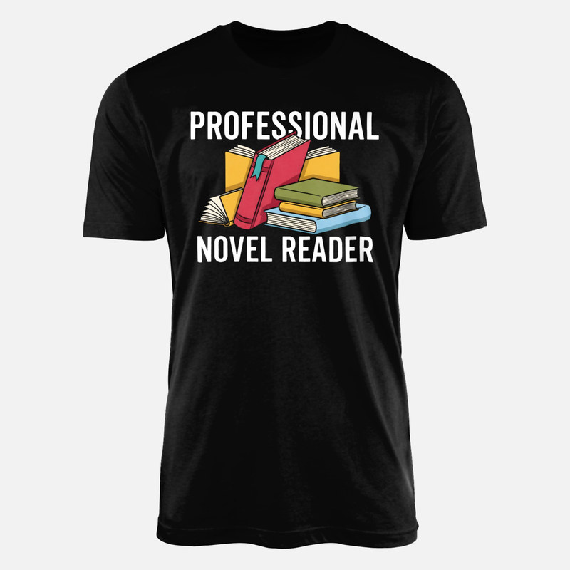 Camisetas: Lector profesional de novelas