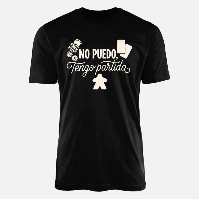 Camisetas: No puedo, tengo partida