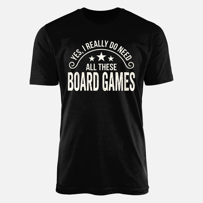 Camisetas: S&iacute;, necesito todos estos juegos de mesa