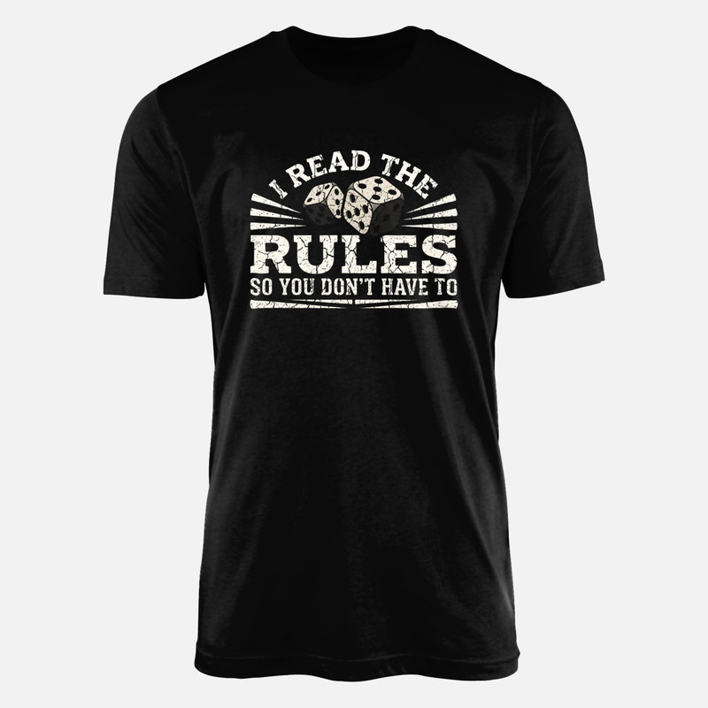 Camisetas: Leo las reglas por ti dados