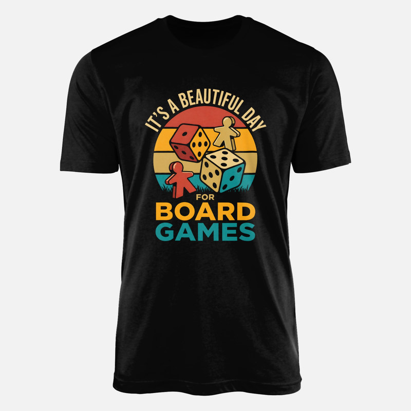 Camisetas: Gran d&iacute;a para jugar dados y meeples