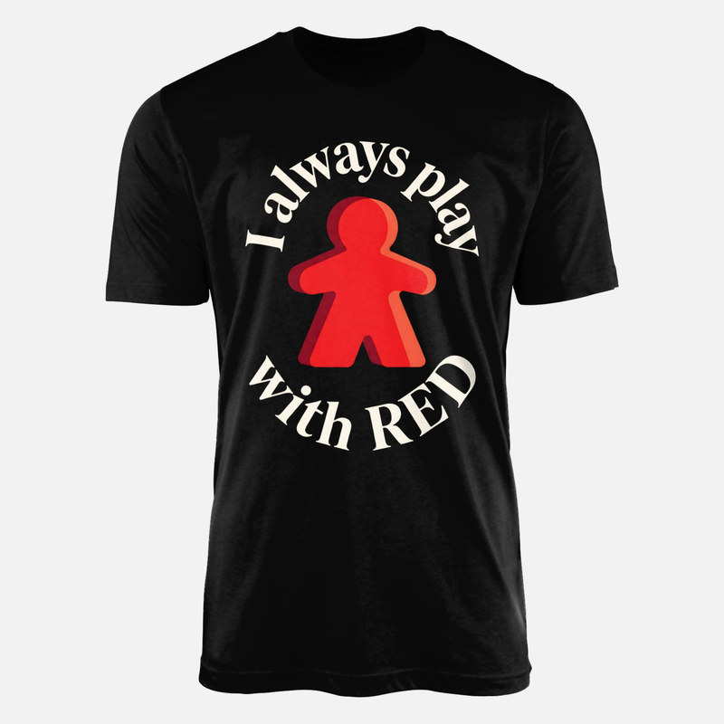 Camisetas: Meeple rojo de juego de mesa