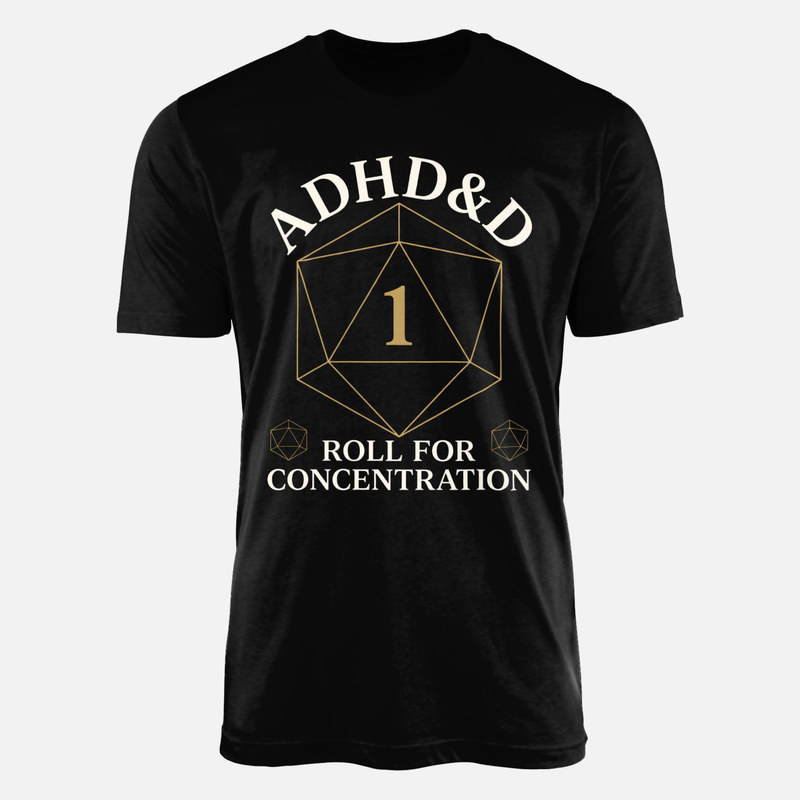 Camisetas: Dado D20 fallo cr&iacute;tico TDAH