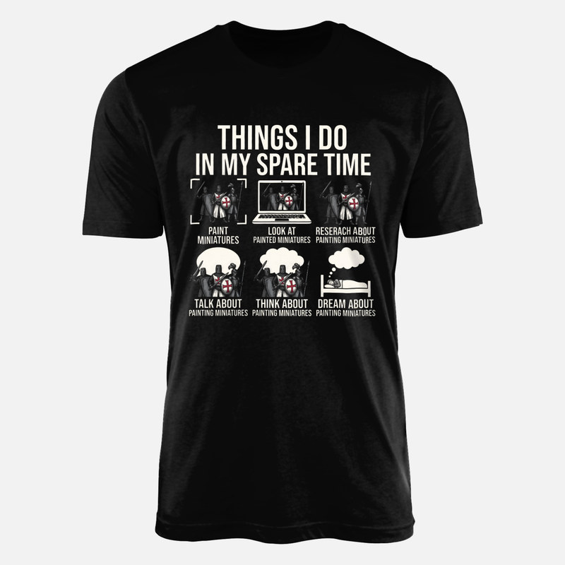 Camisetas: Obsesi&oacute;n por pintar miniaturas