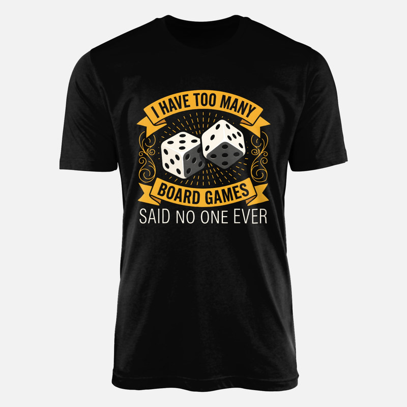 Camisetas: Nunca son demasiados juegos de mesa
