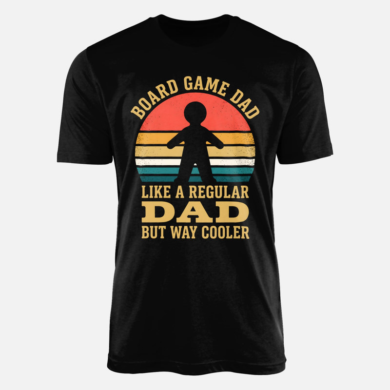 Camisetas: Pap&aacute; de juegos de mesa meeple retro