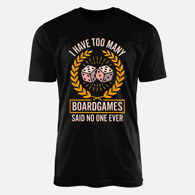 Camisetas: Nunca son suficientes juegos con dados y laurel